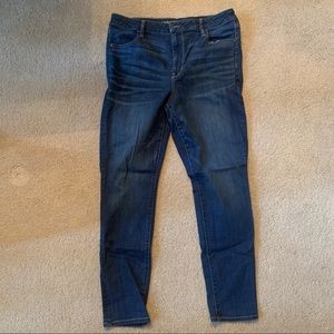 American eagle medium dark wash jeggings